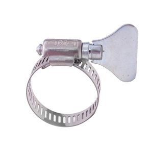 12 - 20 mm Hose Clamp with a Galvanised Steel 12 mm band - Ideal [10 Pieces]