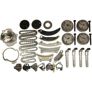 Cloyes Engine Timing Chain and Accessory Drive Belt Kit with Water Pump 9-0753SK3