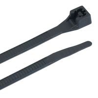 Calterm 4 in., 6 in. and 8 in. 18Lbs, 30Lbs and 50Lbs Black and Natural Cable Ties 400 Piece
