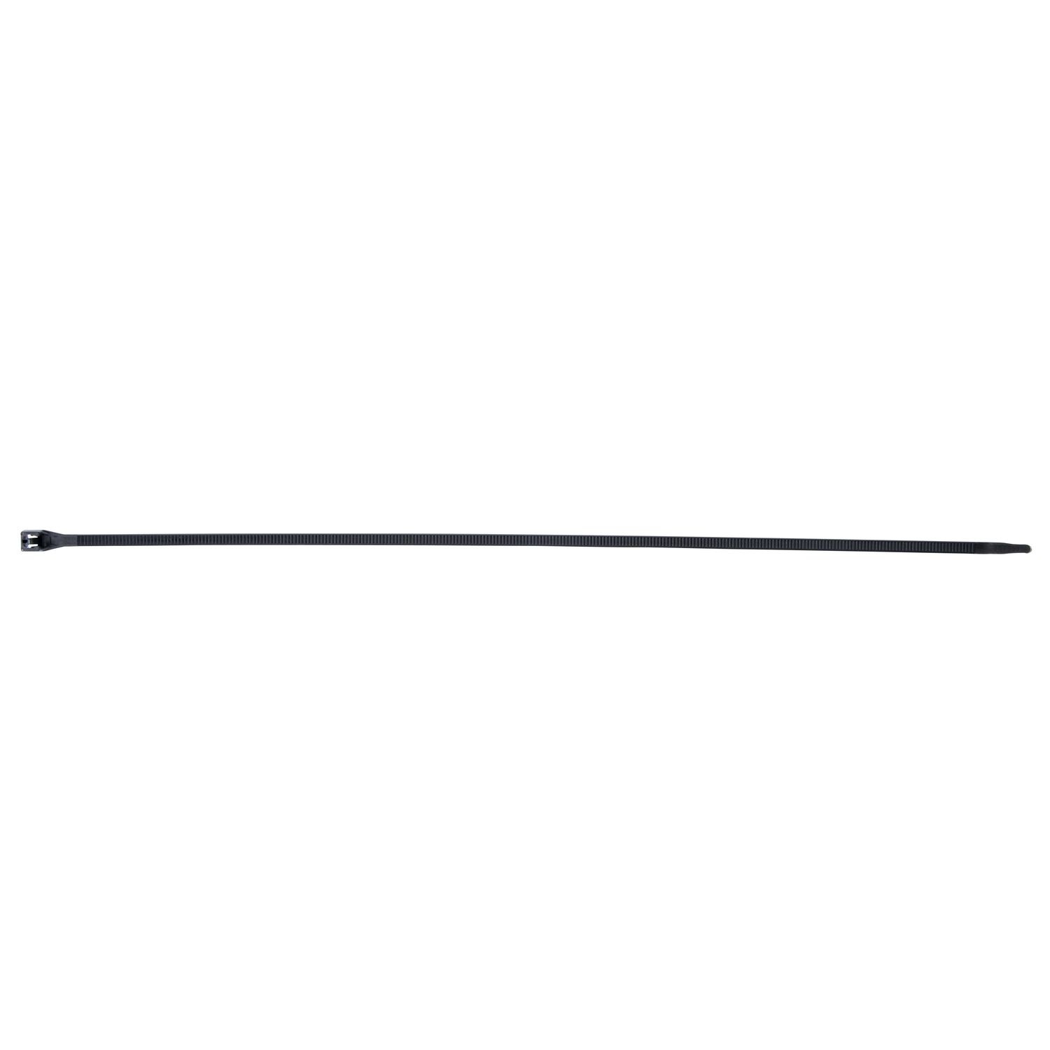 Calterm 14in 75lb Black Cable Ties 100 Piece