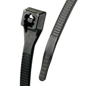 Calterm 11in 50lbs Xtreme Black Cable Ties 100 Piece