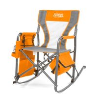 Creative Outdoor Distributor Orange Rocking Folding Director Chair
