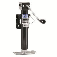 Pro Series 2,000lbs Side Wind Weld-On Round Jack