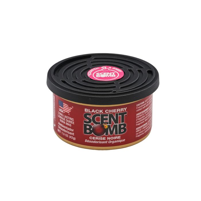 Scent Bomb Black Cherry Scent Organic Air Freshener Can