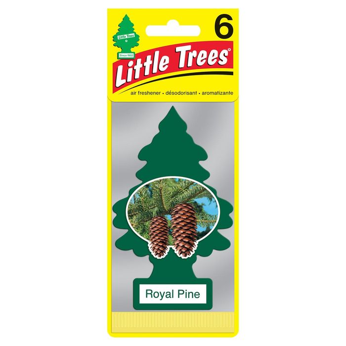 Little Trees Car Freshener, New Car Scent, 6 pk