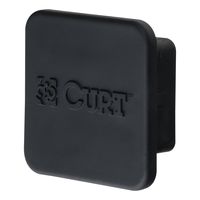 Curt 2 1/2in Rubber Hitch Tube Cover Packaged
