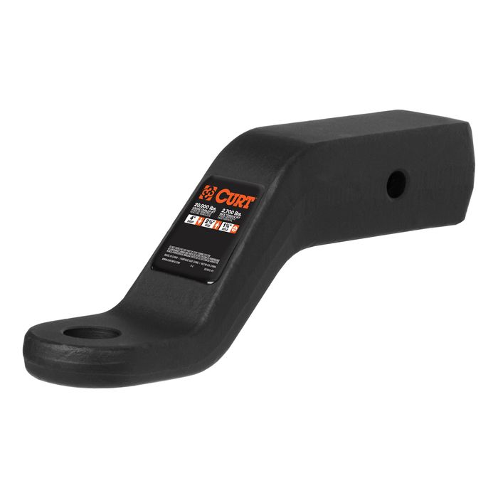 Curt 2 1/2in Shank, 20,000lbs, 4in Drop Commercial Duty Forged Ball Mount