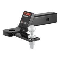 GEN-Y GH-307 Mega-Duty Adjustable Drop Hitch - 10,000 Lb Towing, 2 Inch Receiver, 5-22.5 Inch Drop Range
