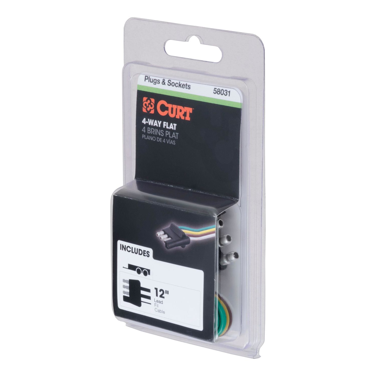 Curt Universal Trailer Wire Harness and Connector 58031