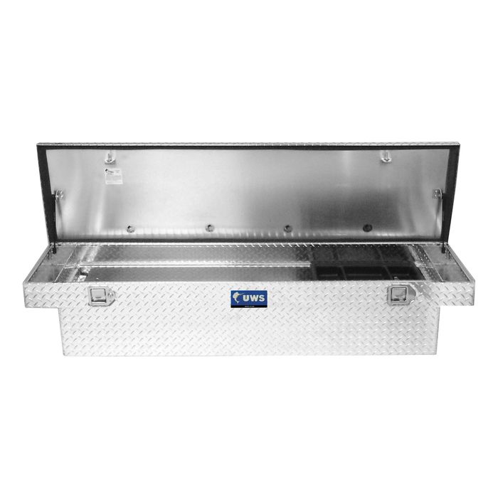 UWS Bright Aluminum 63in Crossover Truck Tool Box