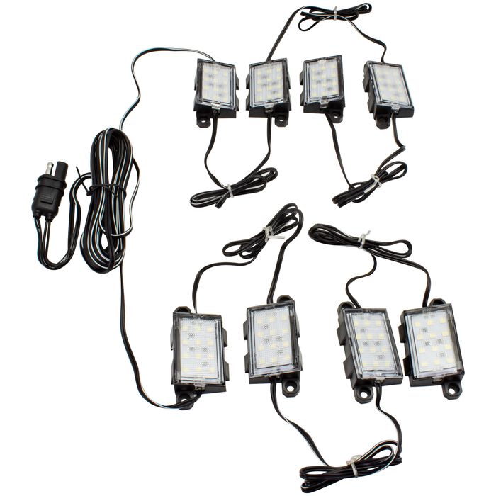 Custom Accessories 8 LED Modules Truck Tuff Bed Light