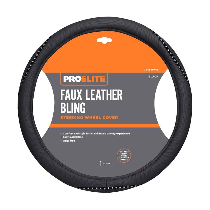 Bell Automotive Black Bling Steering Wheel Cover