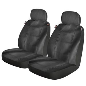 Dickies Black Deluxe Seat Cover 2 Piece