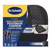 Dr.Scholl s Black Max Support Charcoal Infused Lumbar Cushion