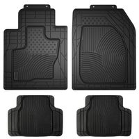 ProElite Black Universal 1 Piece Front Classic Rubber Floor Mat at AutoZone