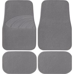 Proelite Grey Universal 1 Piece Rear Rubber Floor Mat