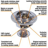 Camry Thermostats Best Thermostat For Toyota Camry From 5 99 Autozone Com