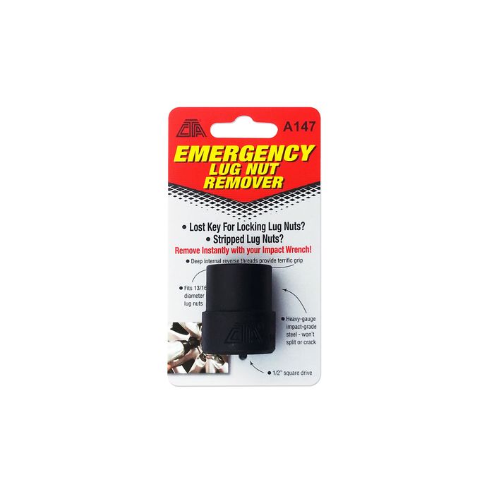 Emergency lug shop nut remover