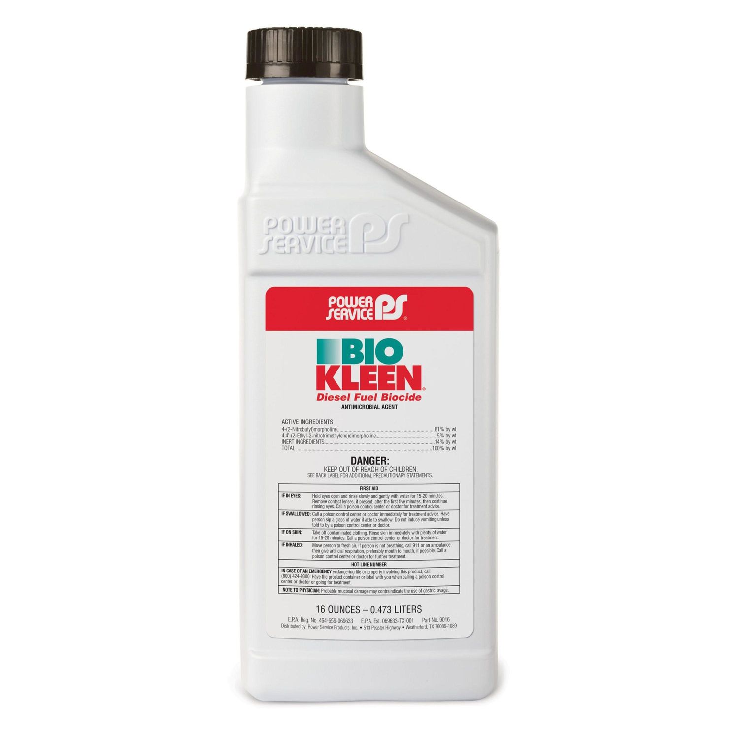 Power Service Bio Kleen Diesel Fuel Biocide 16Oz