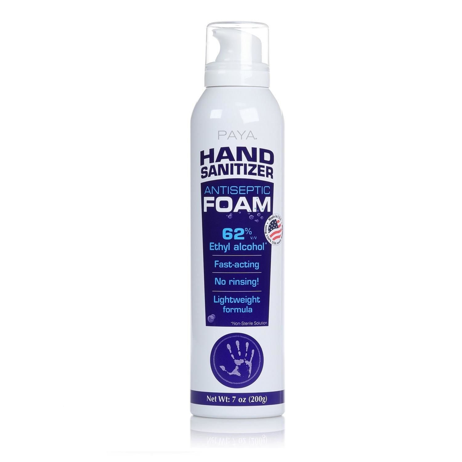 Paya Hand Sanitizer Antiseptic Foam 7oz