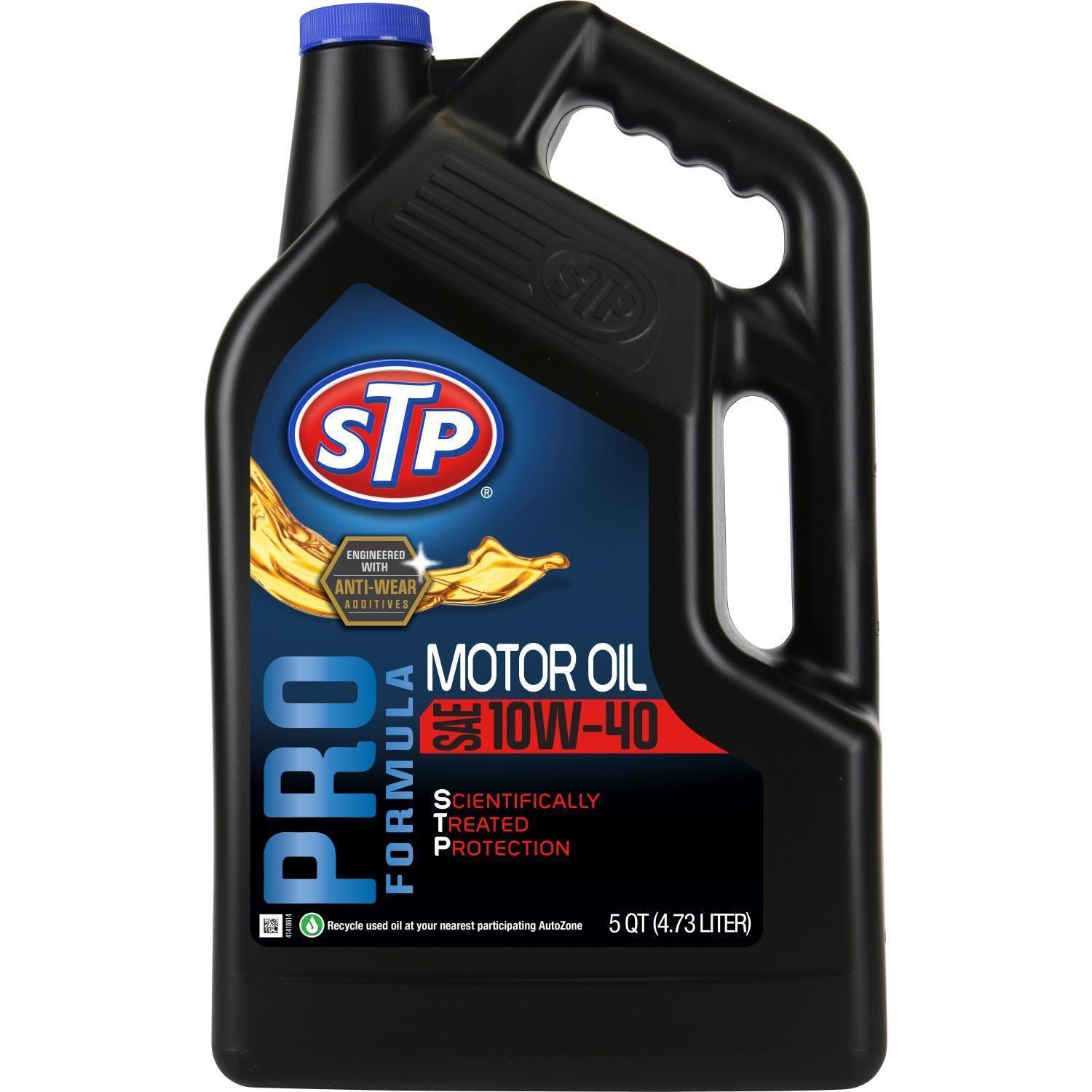 STP Pro Formula Engine Oil Conventional 10W40 5 Quart