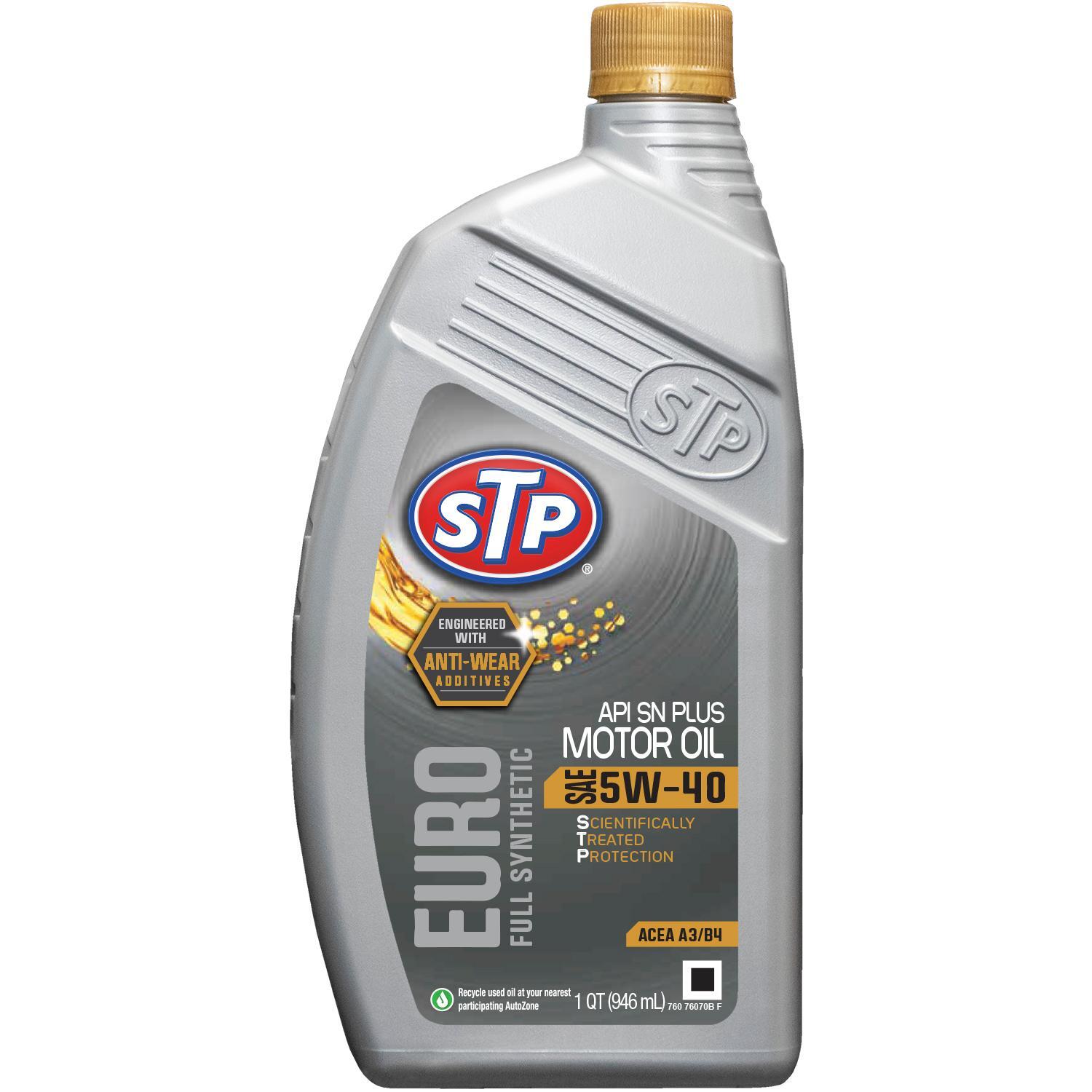 STP 5W40 Full Synthetic Engine Oil 1 Quart