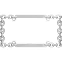 Bells Automotive Chrome Chain Link License Plate Frame