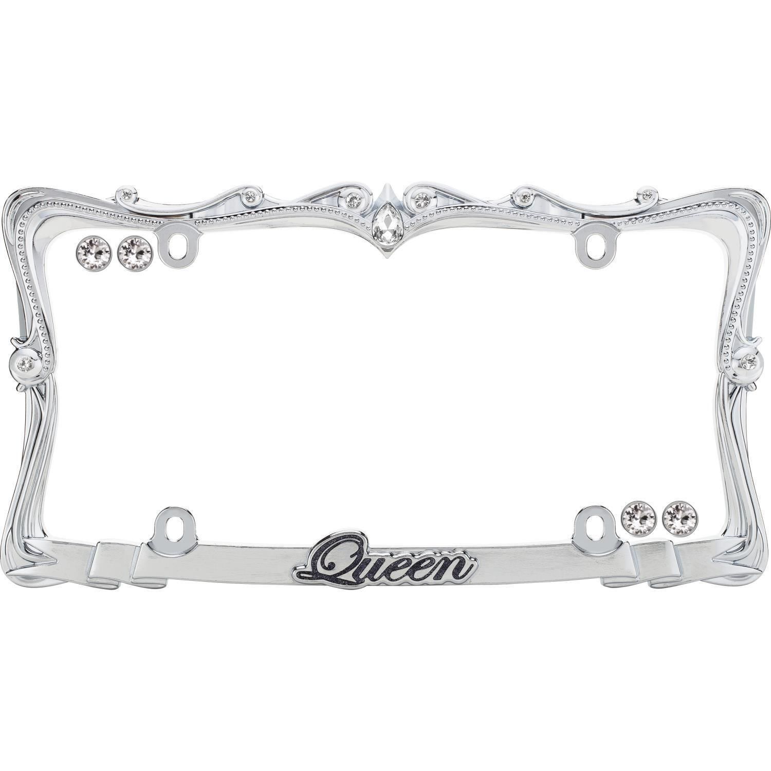 rhinestone license plate frame autozone