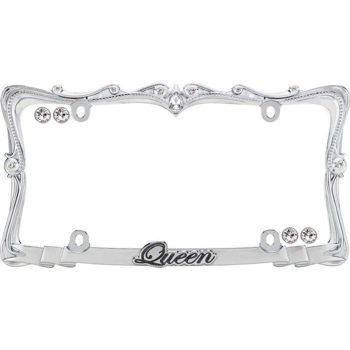 Pink license deals plate frames autozone