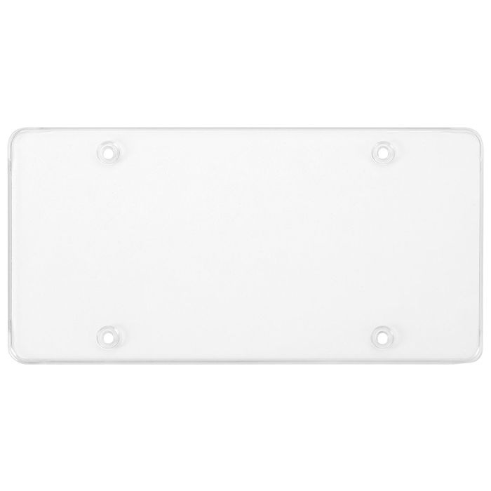 2 pcs License Plate Covers with Clear Bubble Design Unbreakable Fits All  Standard 6x12 Inches Novelty/License Plates