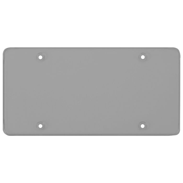 ProElite Smoke Tuf Flat Shield License Plate Cover