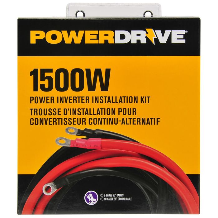 PowerDrive 1,500 Watts Power Inverter Installation Kit