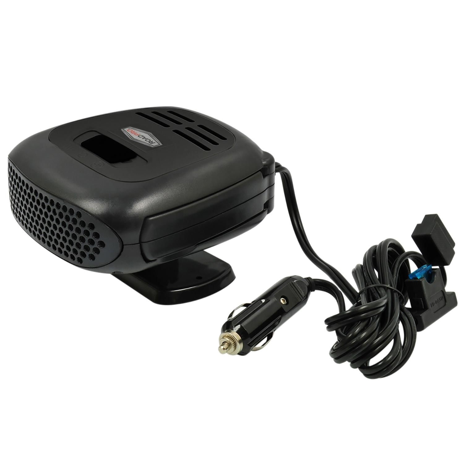 RoadPro 12-Volt Direct Hook-Up Ceramic Heater/ Fan with Swivel Base