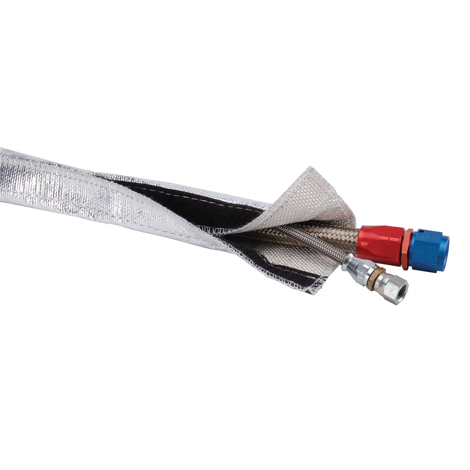 Design Engineering 3/4in I.D. x 36in Heat Shroud Aluminized Sleeving