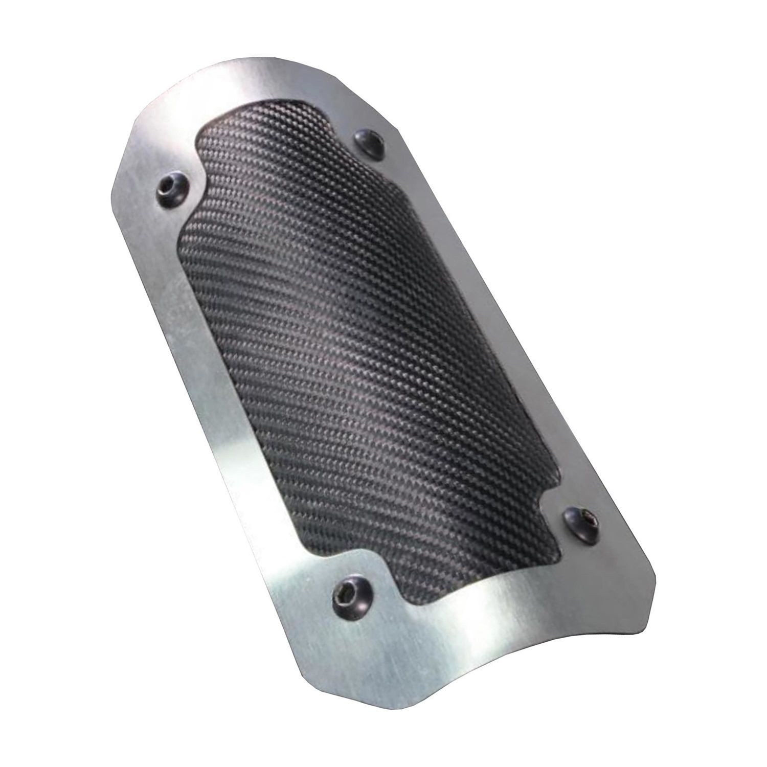 Design Engineering Silver/Onyx 4in x 8in Flexible Exhaust Heat Shield