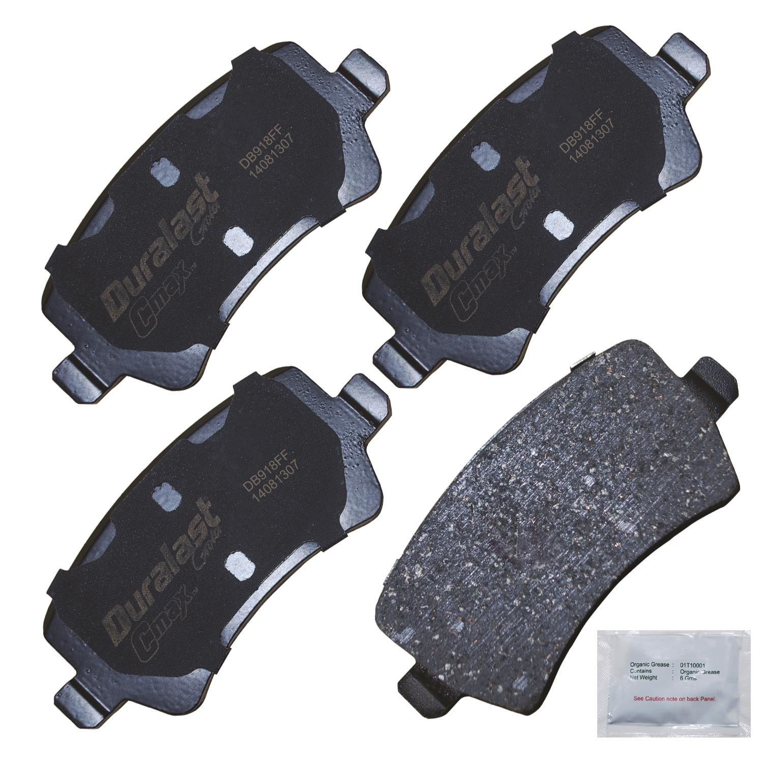Duralast Max Ceramic Brake Pads DGC1307