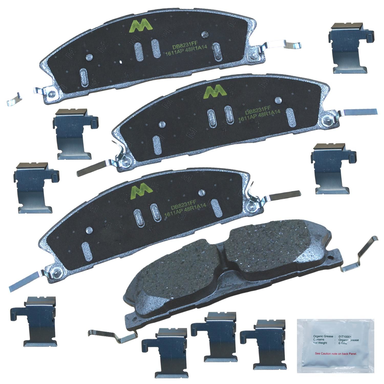 Duralast Max Premium Metallic Brake Pads DGC1611APM