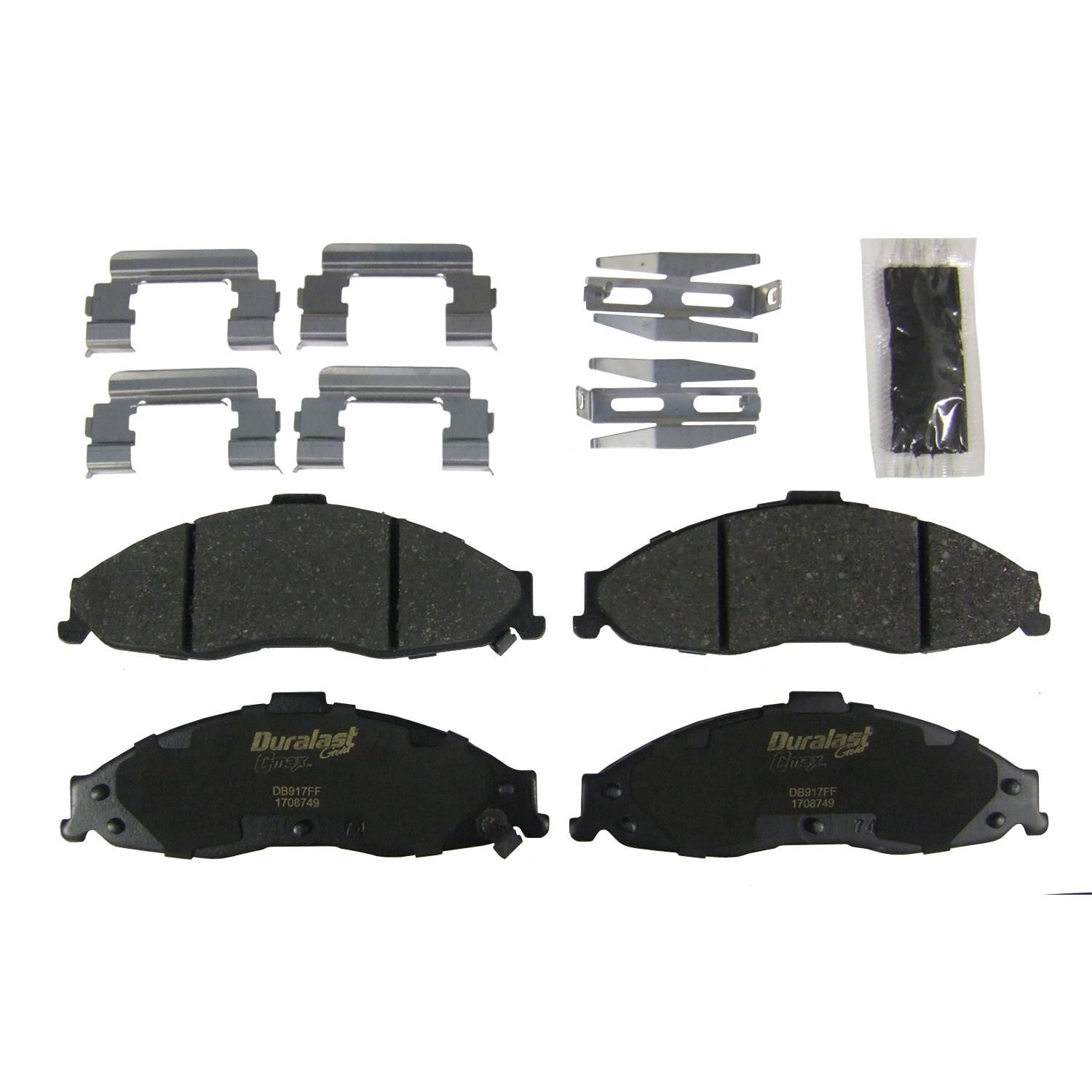 Amazon Com Trw Tpc0737 Premium Front Disc Brake Pad Set Automotive