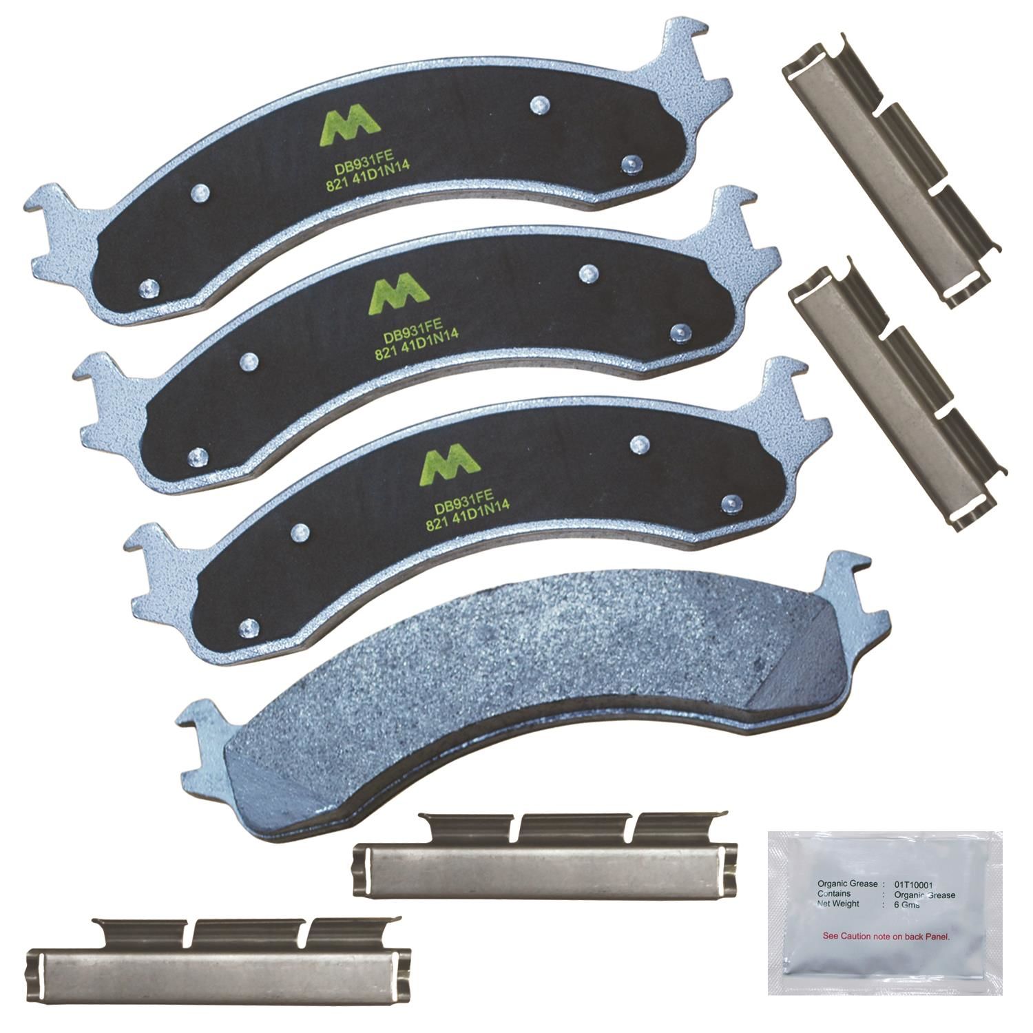 Duralast Max Premium Metallic Brake Pads DGC821M