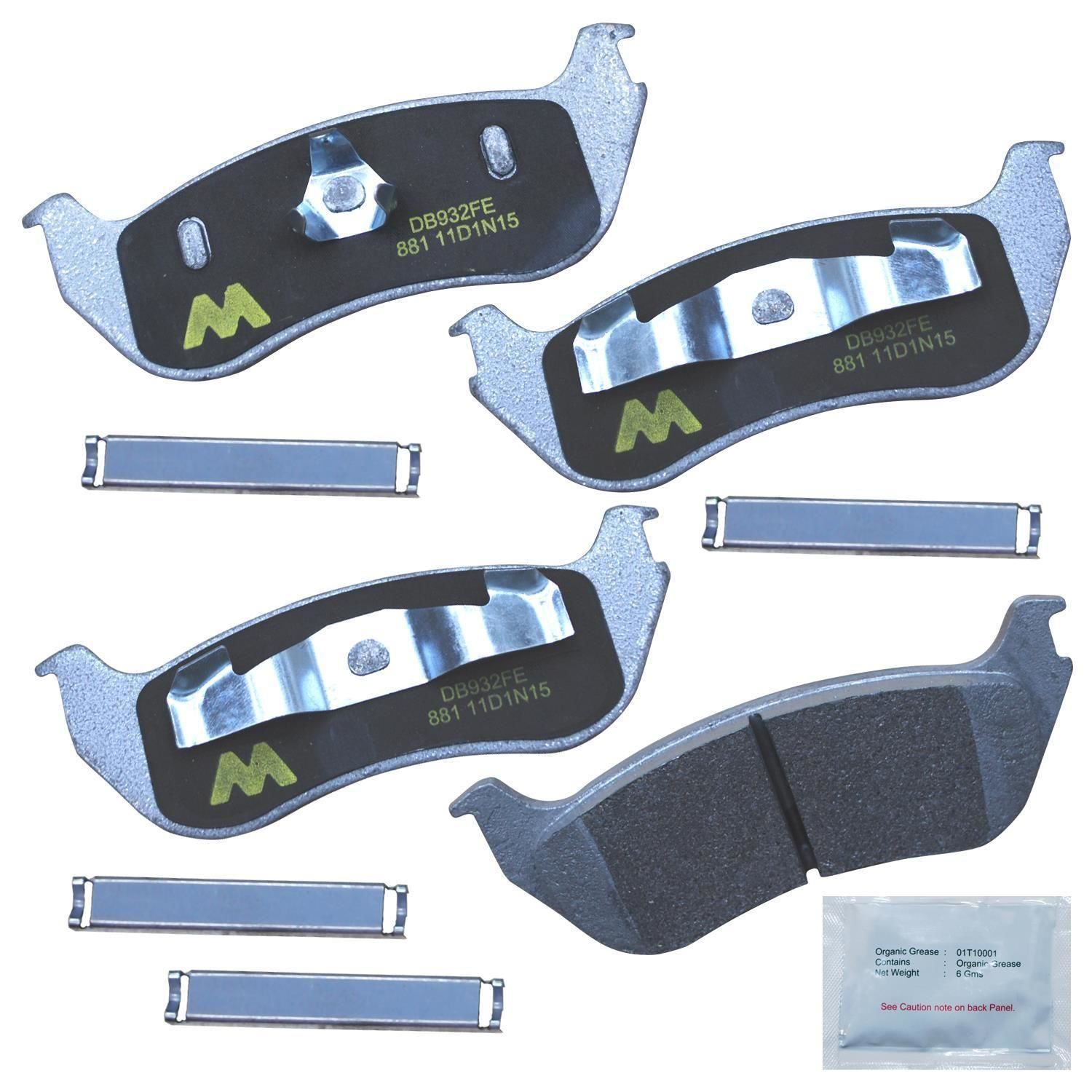 Duralast Max Premium Metallic Brake Pads DGC881M