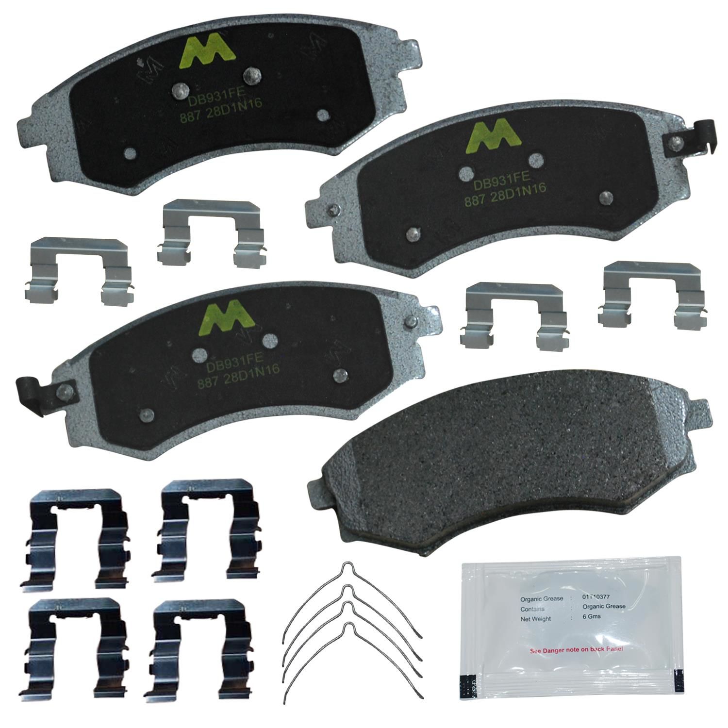Duralast Max Premium Metallic Brake Pads DGC887M