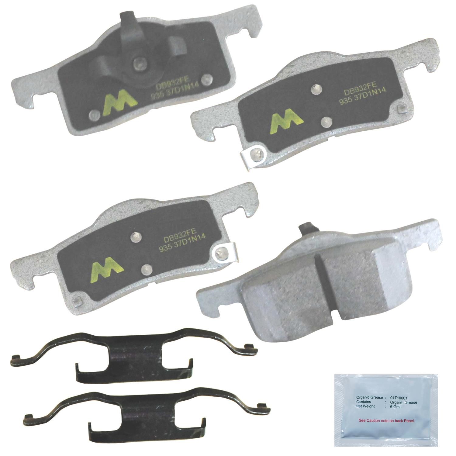 Duralast Max Premium Metallic Brake Pads DGC935M