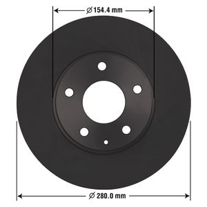 Duralast Gold Brake Rotor 77109DG for Mazda 3