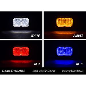 Diode Dynamics DD SSC2 Pod - Sport / White / Driving / Surface / Amber BL / Pair (DD6382P)