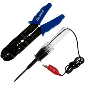 Duralast Circuit Tester and Wire Crimper and Stripper Kit