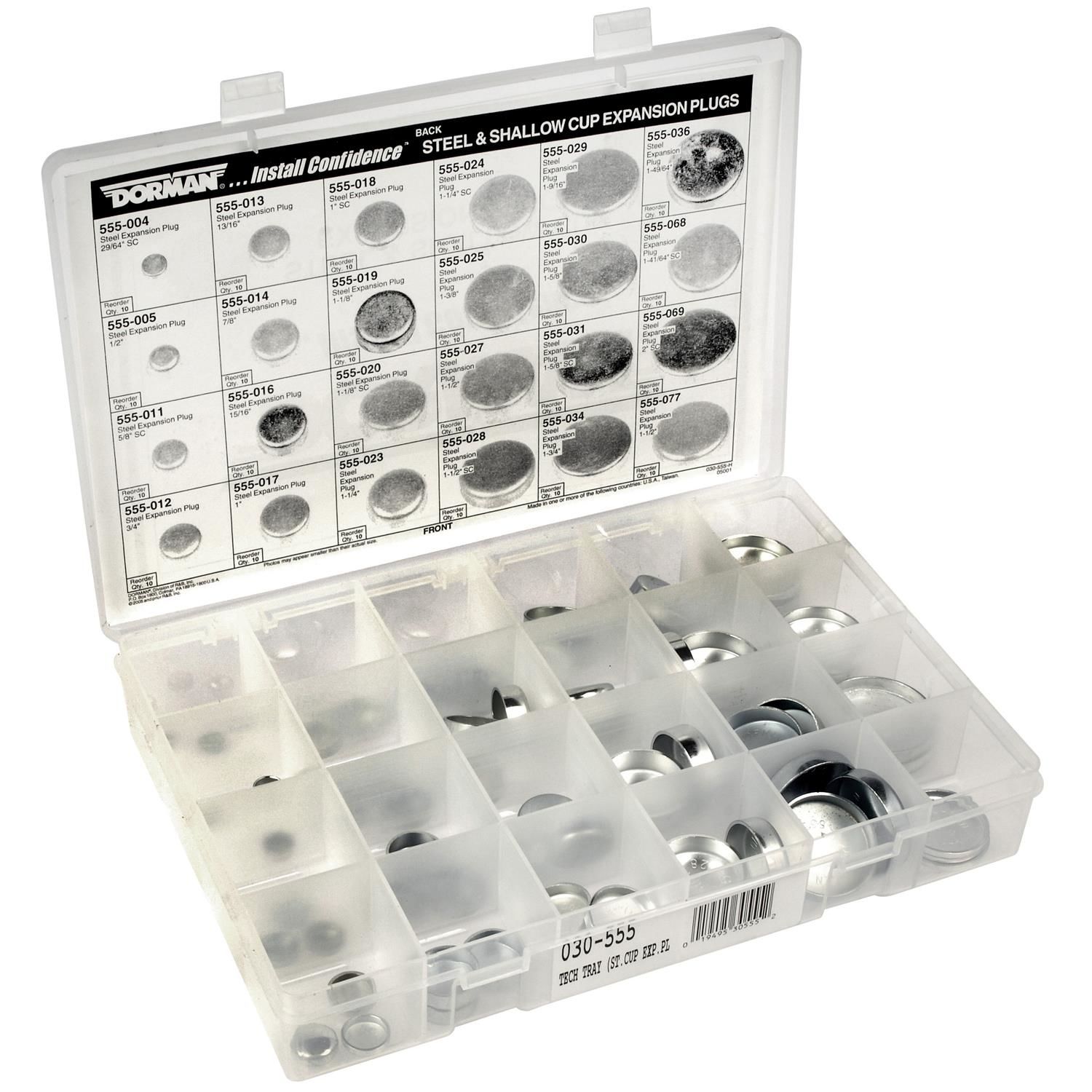 Dorman Freeze Plug Chart