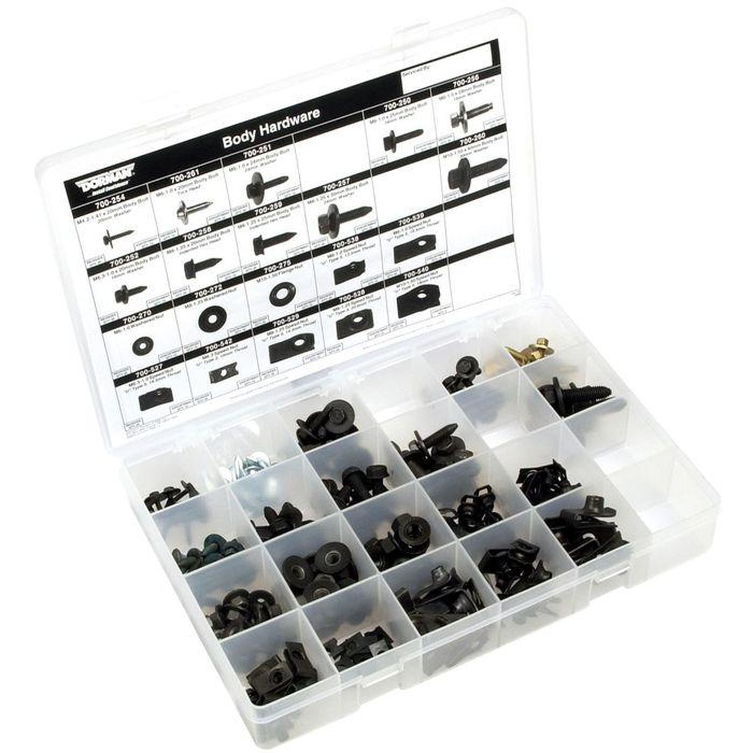 Dorman - Autograde Body Bolts And Nuts 205 Piece