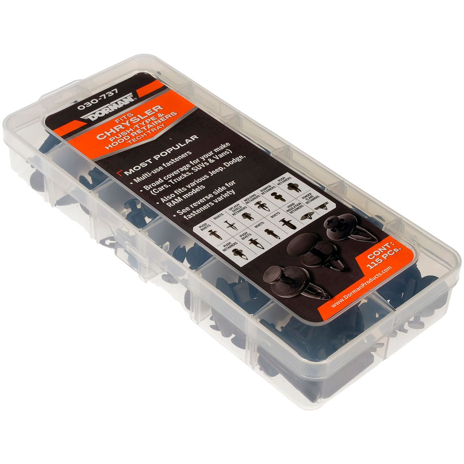 Dorman Fastener Tech Tray Body Retainer PUS