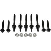 Exhaust Pipe Installation Kit-Replacement Exhaust Bolt Nut and Spring Kit Left