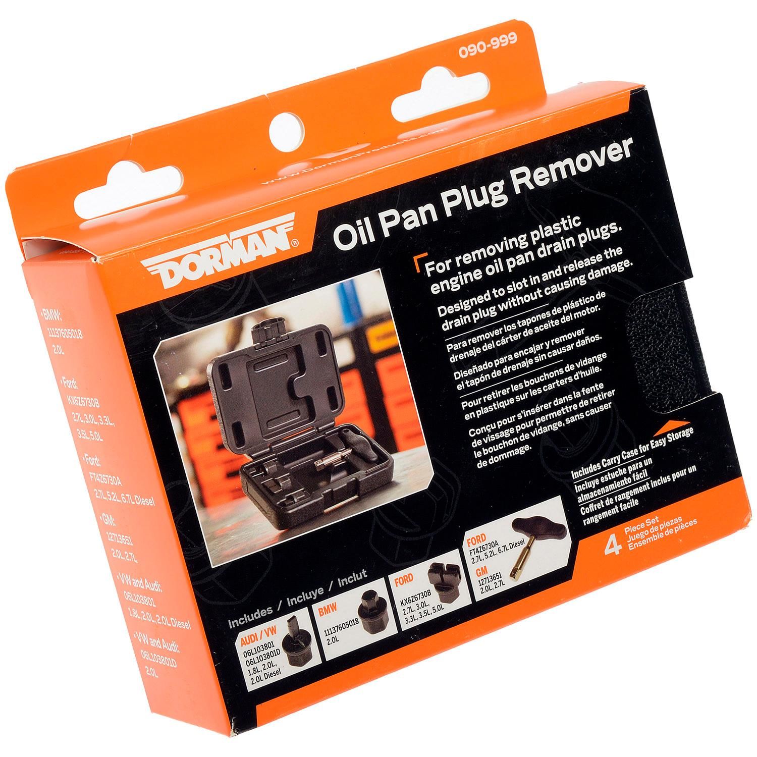 Dorman Oil Drain Plug Removal Tool Kit 090999